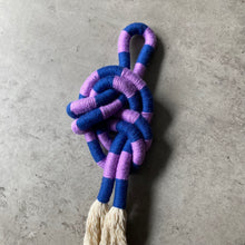 Load image into Gallery viewer, Knot Striped Purple/Blue