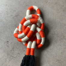Load image into Gallery viewer, Knot Striped Orange/Beige