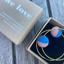 Load image into Gallery viewer, Sky/Rose Earring