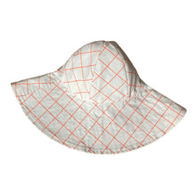 Load image into Gallery viewer, Summer hat - Offwhite Check