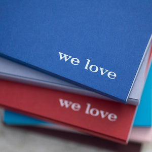 Handmade notebooks from WE LOVE