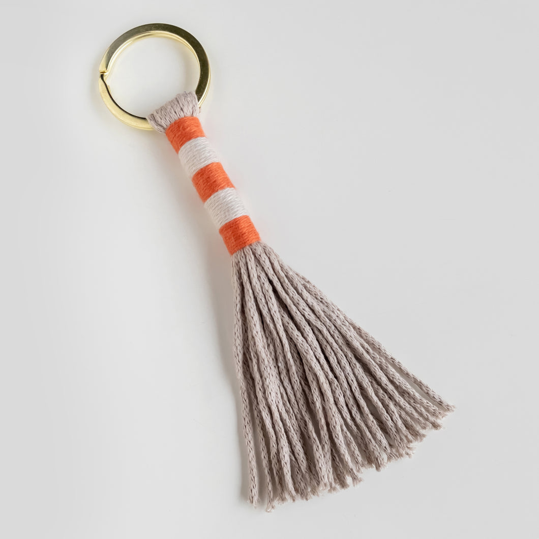 Keychain Orange/Beige