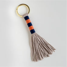 Load image into Gallery viewer, Keychain Orange/Navy
