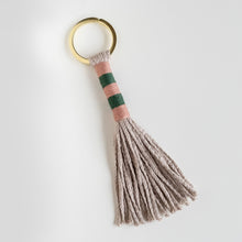 Load image into Gallery viewer, Keychain Green/Rose
