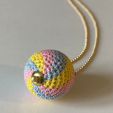 Load image into Gallery viewer, WE LOVE Necklace. Summer Stripes - Cute
