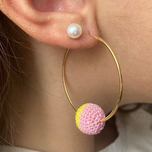 Yellow/Bubblegum Earring