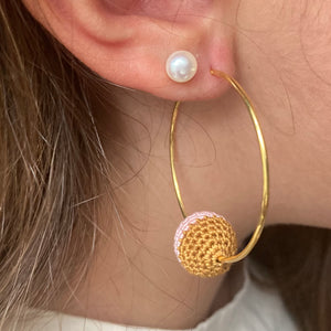 Bronze/Rose Earring