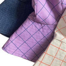 Load image into Gallery viewer, Summer hat - Purple Check
