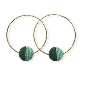 Pine/Mint Earring