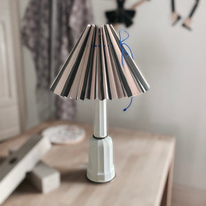 Folded Lampshade Black/Nude